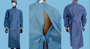 Robe non tissée jetable écologique d'isolement avec la résistance liquide