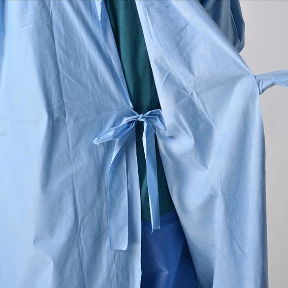 Docteur jetable Gowns, habillement médical jetable non tissé de force à haute résistance