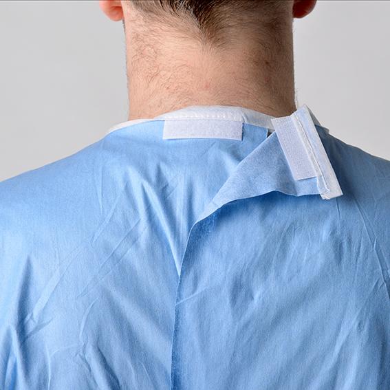 La robe chirurgicale jetable confortable, médical antibactérien frottent des costumes