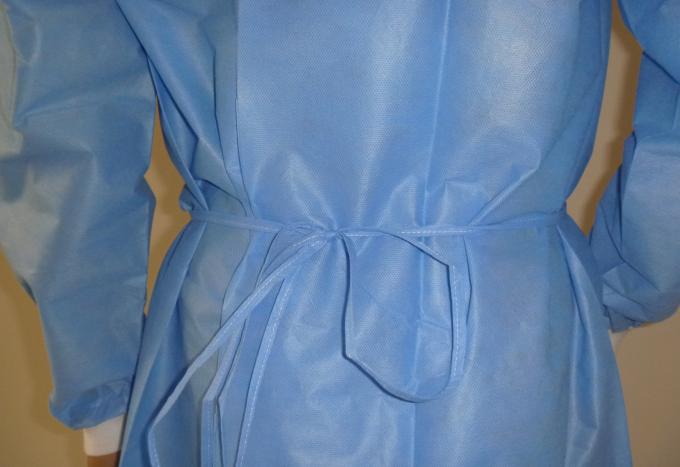 Robes jetables non tissées de barrière de poids léger pour l'industrie alimentaire de produit chimique/