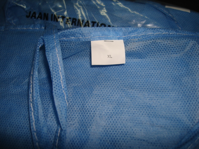 Haute performance bleue jetable de robe chirurgicale pour la salle d'opération d'hôpital