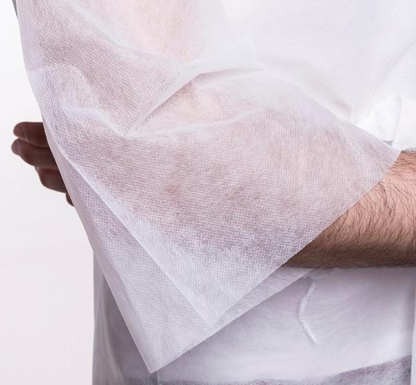 Manteau soignant sous peu non tissÃ© de haute qualitÃ© de laboratoire d'uniformes de pp