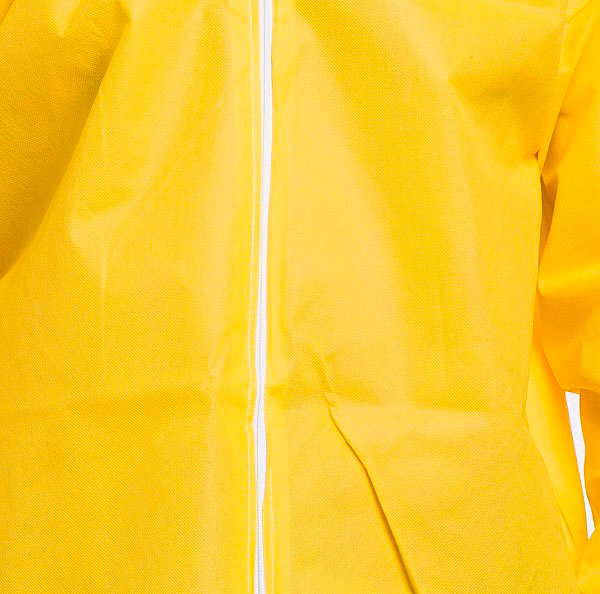 Manteau soignant sous peu non tissÃ© de haute qualitÃ© de laboratoire d'uniformes de pp