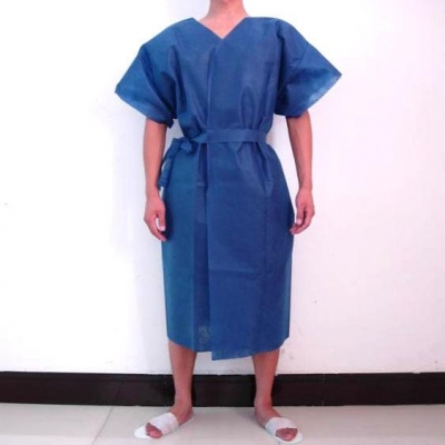 Robes stériles jetables unisexes légères pour la vapeur d'eau/barrière de sang