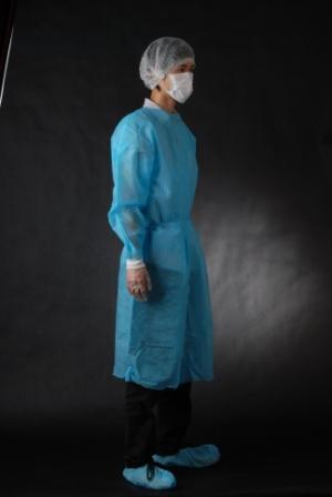 Robes chirurgicales stériles jetables unisexes pour l'hôpital/clinique dentaire