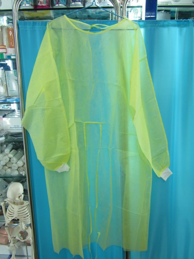 Robes chirurgicales imperméables jetables, combinaison non tissée liquide de produit répulsif