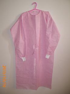 Robe jetable molle d'isolement pour la particule/alcool/empêchement de sang