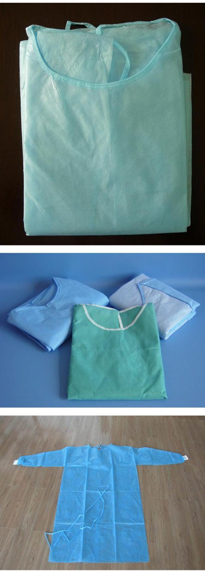Robes fonctionnantes jetables favorables à l'environnement pour le personnel médical