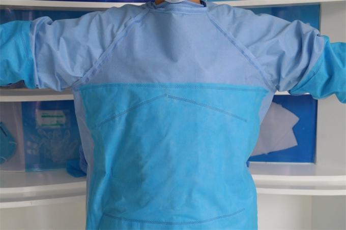 Combinaisons jetables bleues non toxiques pour la prévention croisée d'infection