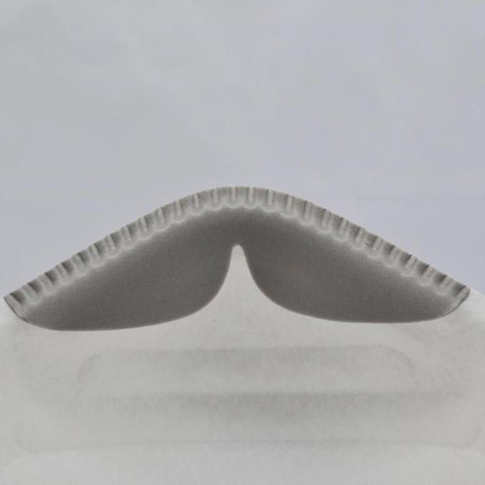 Masque gris de tasse de la couleur Ffp2 aucun entretien avec la cale de coussin de nez de mousse