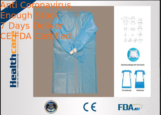 Comfortable Disposable Surgical Gown , Antibacterial Medical Scrub Suits