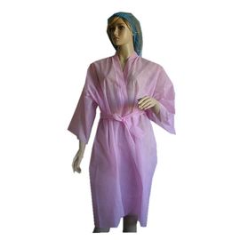 Robes longues de station thermale/robe longue jetables non tissées de kimono avec l'excellente résistance à la traction