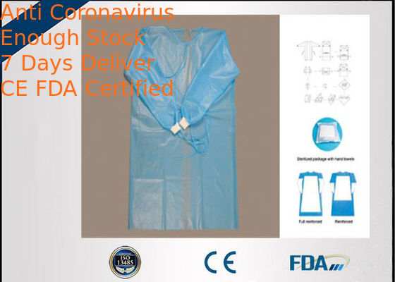 Comfortable Disposable Surgical Gown , Antibacterial Medical Scrub Suits