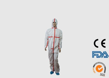 Combinaisons jetables respirables de PPE, type 4 5 6 combinaisons jetables résistantes chimiques