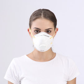 Commode portez le matériel de textile tissé de filtre de rendement élevé de masque de la tasse FFP2 non