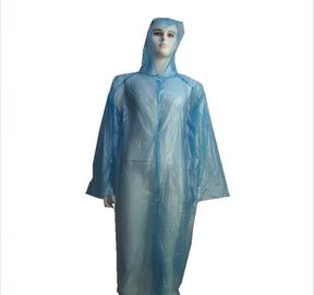 Robes en plastique jetables matérielles de PE mou pour l'eau/huile/prévention de sang
