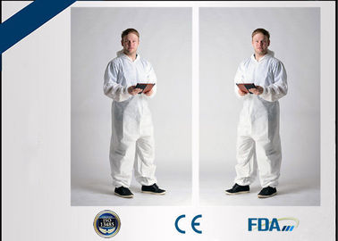 Chine Combinaisons protectrices jetables non tissées, combinaison microporeuse jetable usine