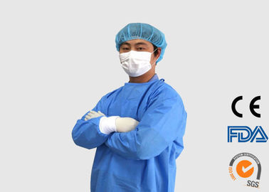 Robe non tissée jetable d'isolement imperméable pour la protection de personnel médical