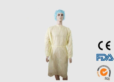 Chine Les robes médicales jetables de produit hydrofuge, visiteur jetable de 20G pp enduit usine