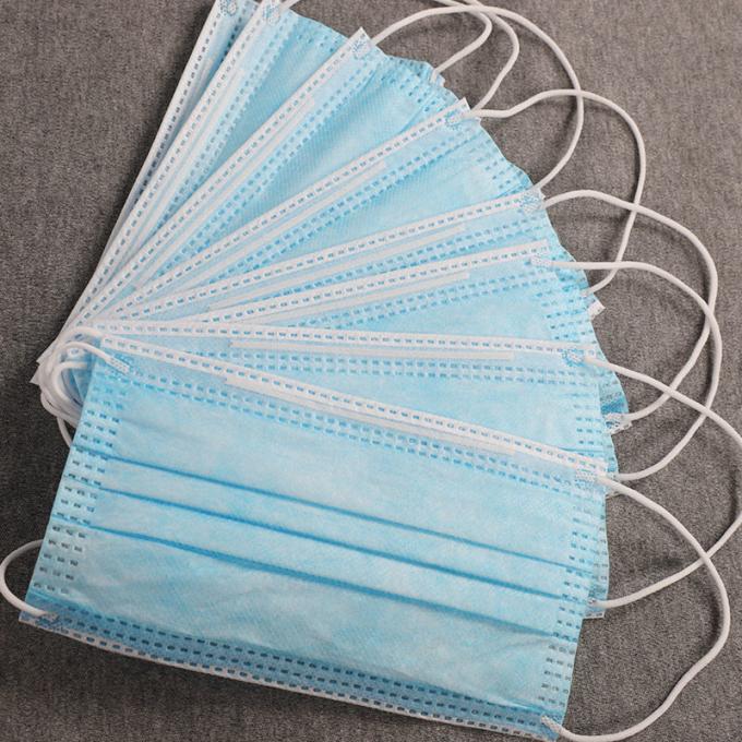Morceau intégral jetable résistant de nez caché par PVC de masque protecteur de Fliud