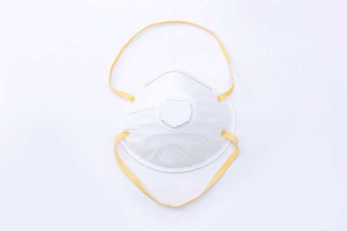 Commode portez le matériel de textile tissé de filtre de rendement élevé de masque de la tasse FFP2 non