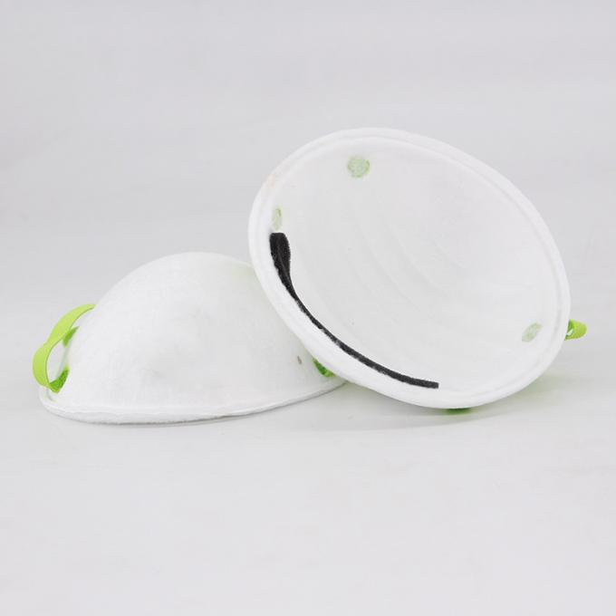 La couleur verte attache la protection efficace de masque de la tasse Ffp2 contre les substances particulaires fines